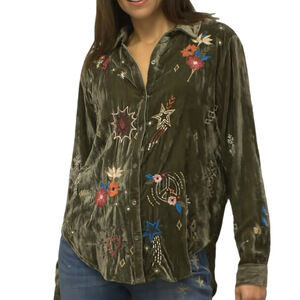 150. NWT WOMENS KYLA SEO S (FIT XL) DETAIL TOP